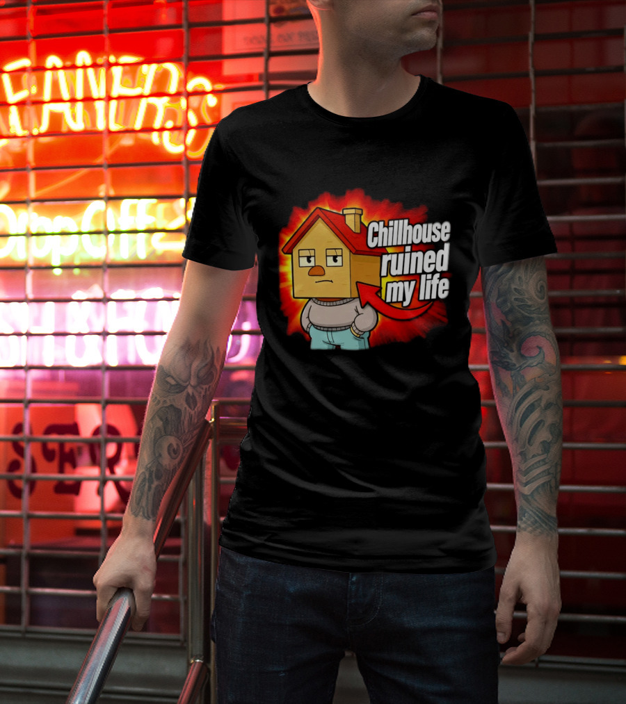 Chillhouse Ruined My Life Cube House T-Shirt