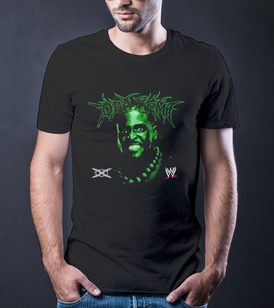 Ken Carson Oba Femi WWE DX Logo Green Face T-Shirt