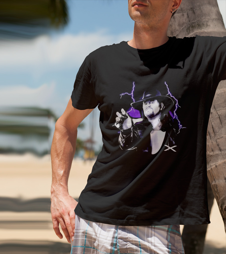 Ken Carson Meets WWE Superstar The Undertaker Lightning T-Shirt