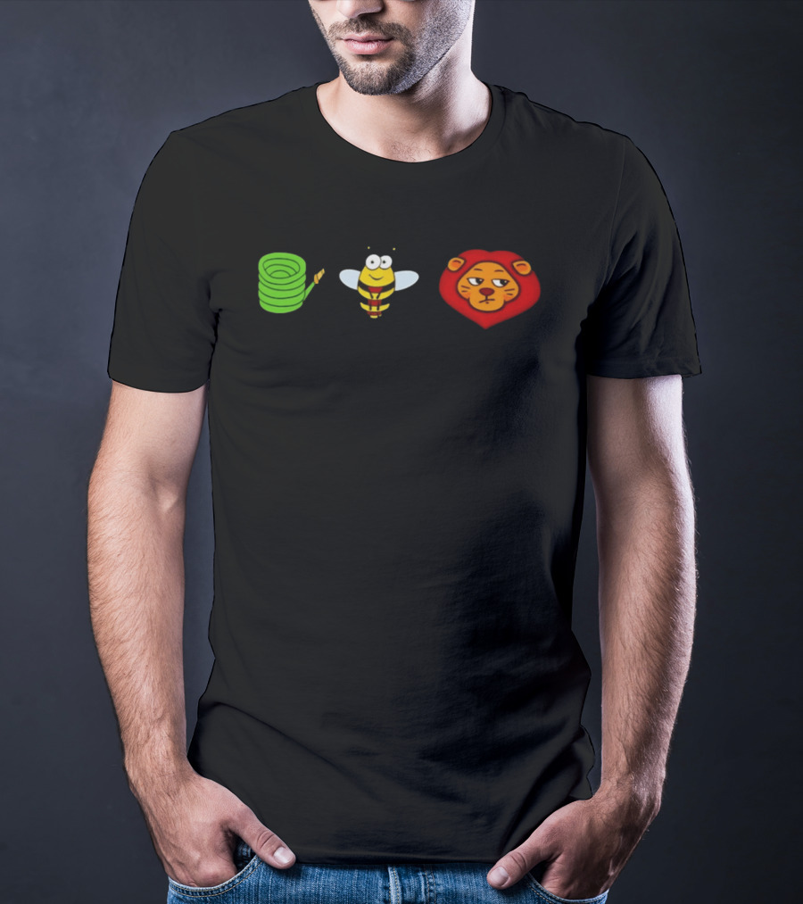 Hose Bee Lion Meme Visual Wordplay Fun T-Shirt