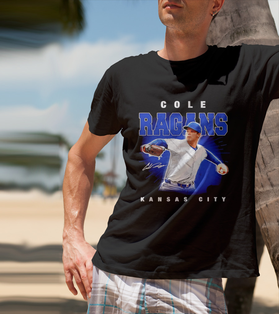 Cole Ragans Iconic Kansas City Pitcher Baseball Performance T-Shirt