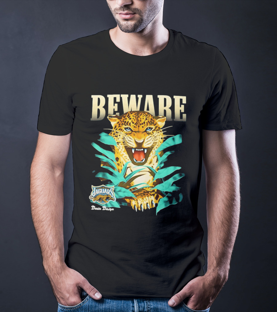 Jacksonville Jaguars Beware Logo Puma Blanca T-Shirt