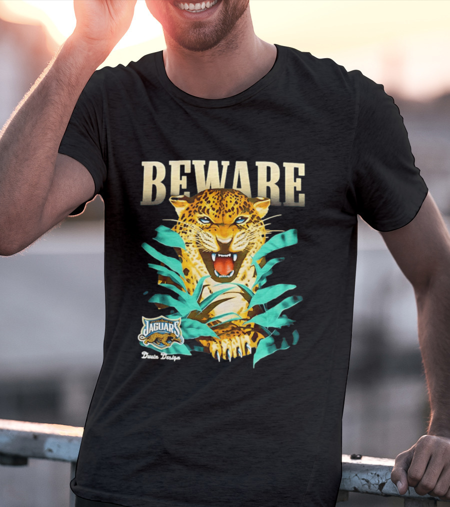 Jacksonville Jaguars Beware Logo Puma Blanca T-Shirt