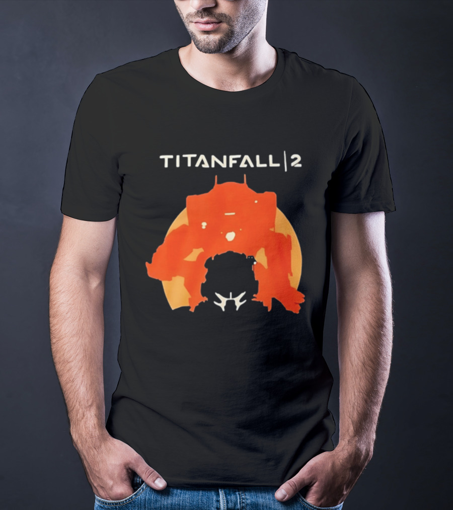 Rip Vince Zampella Titanfall 2 Orange Mech T-Shirt