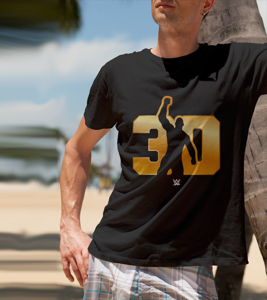 The Rock 30 WWE Years Anniversary Celebration T-Shirt