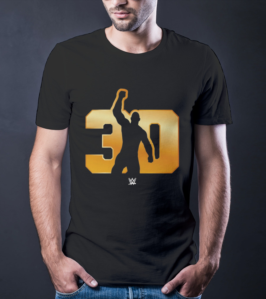 The Rock 30 WWE Years Anniversary Celebration T-Shirt