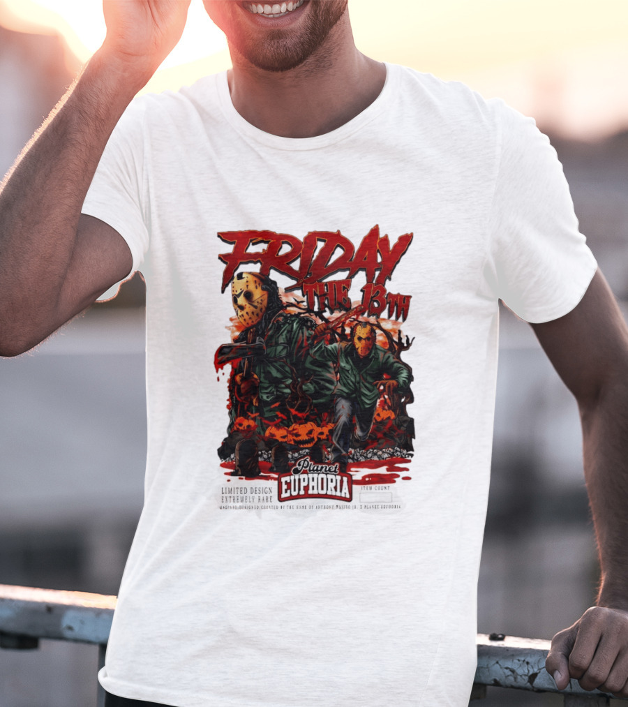 Friday The 13th Jason Voorhees Planet Euphoria Limited Edition T-Shirt