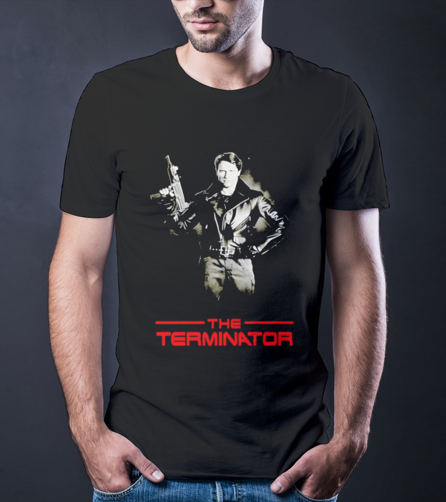 The Terminator Arnold Schwarzenegger Iconic Movie T-Shirt