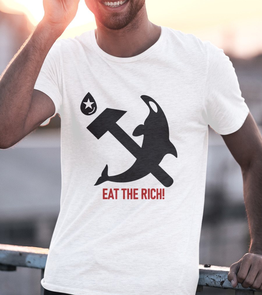 Eat The Rich Orca Hammer Star T-Shirt