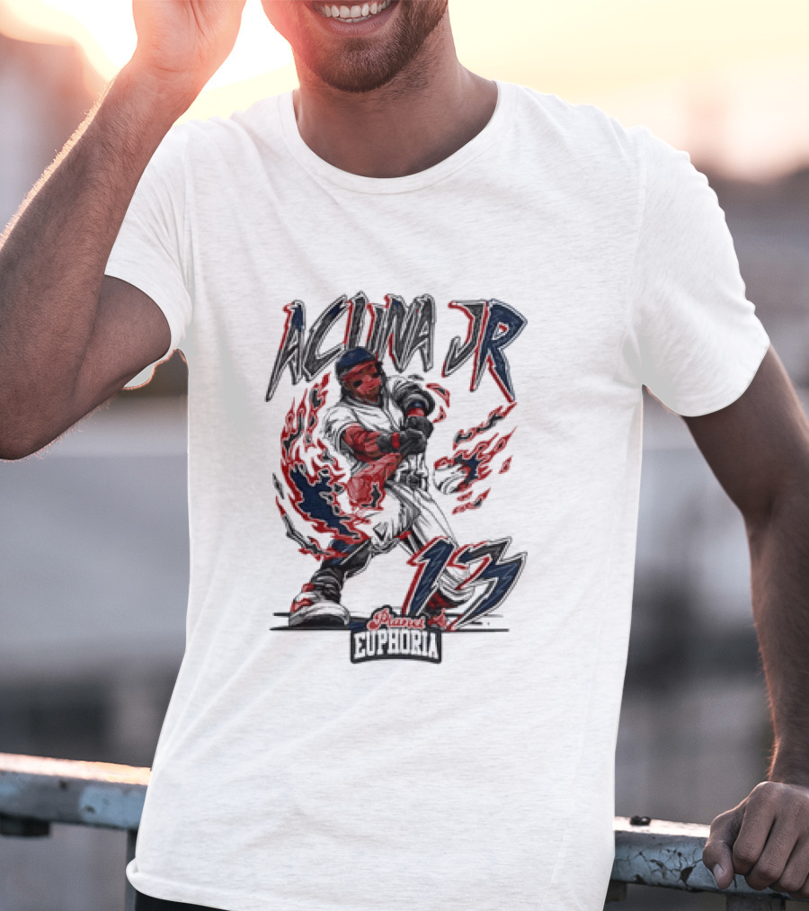 Acuna Jr 13 Euphoria Atlanta Braves T-Shirt