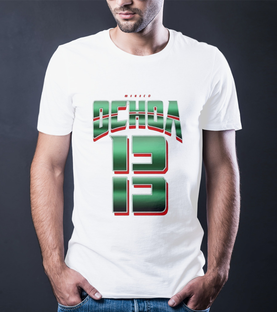 Guillermo Ochoa Mexico Jersey Ochoa 13 El Tri Number T-Shirt