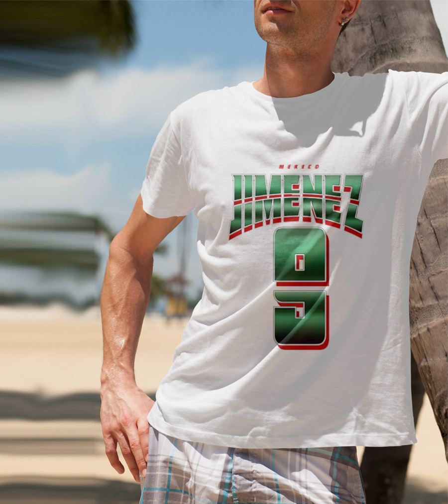 Mexico Jimenez 9 El Tri Number Name T-Shirt