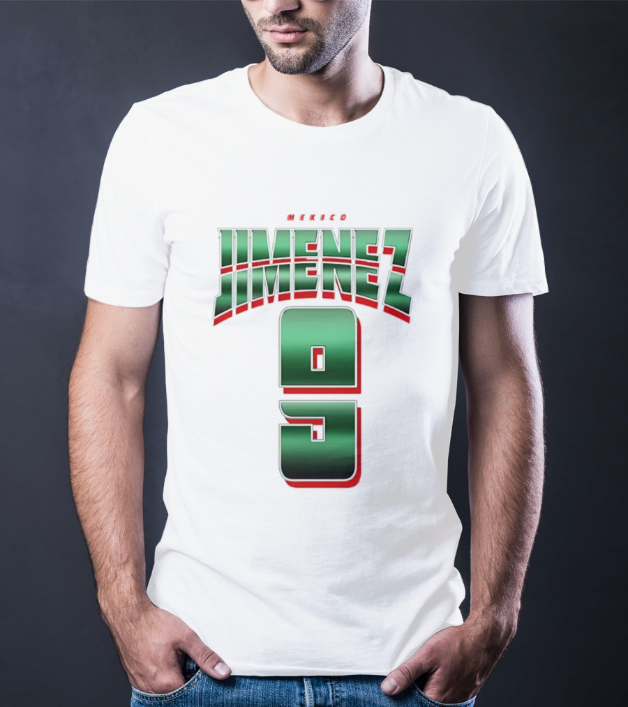 Mexico Jimenez 9 El Tri Number Name T-Shirt