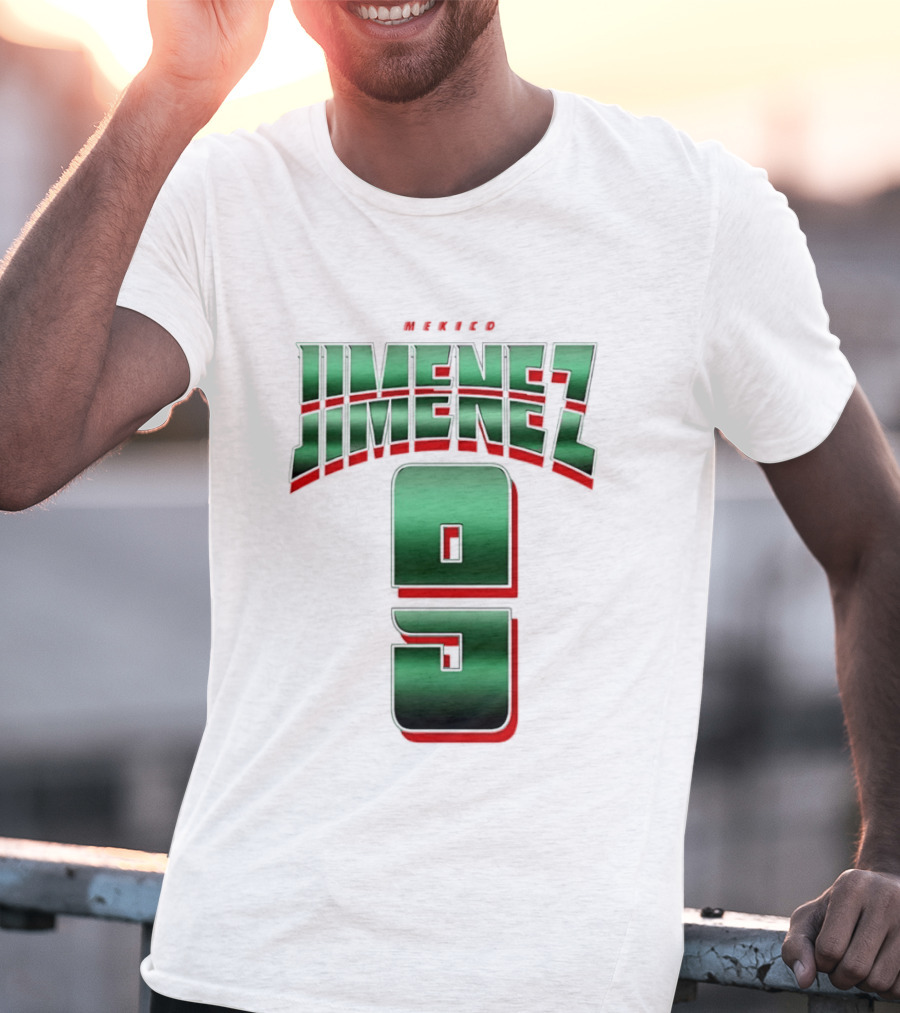 Mexico Jimenez 9 El Tri Number Name T-Shirt