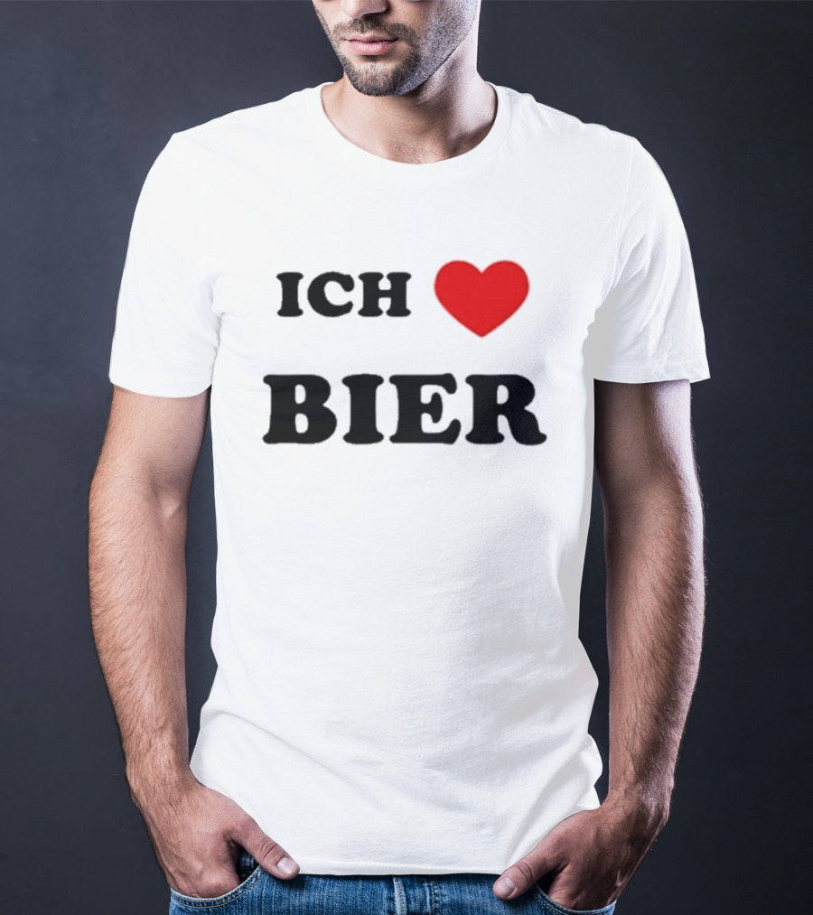 Ich Love Bier Heart Germany T-Shirt