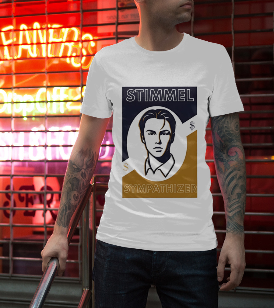 Stimmel Sympathizer Face Art With Dollar T-Shirt