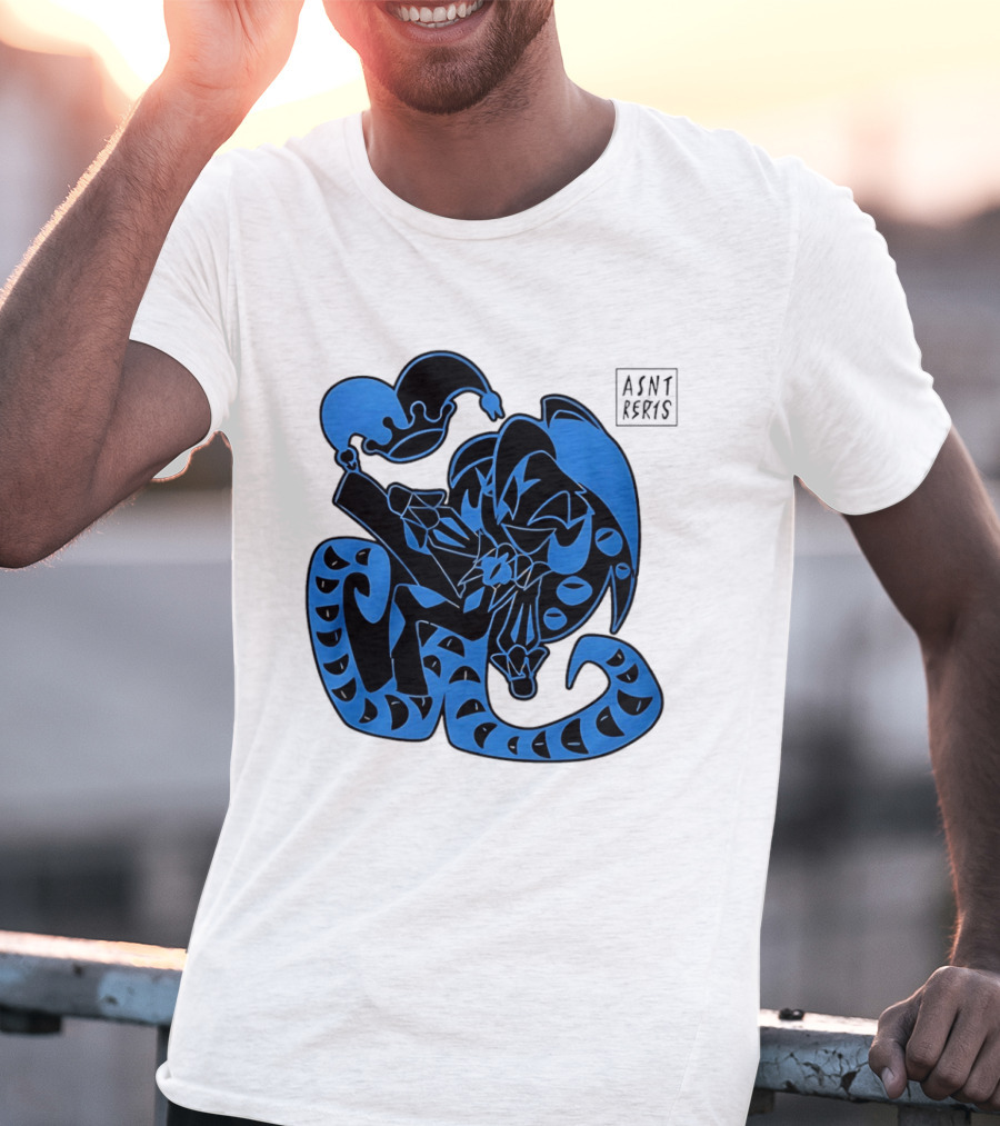 Shadow Milk Cookie Run A4NT Peeking Jester Snake T-Shirt