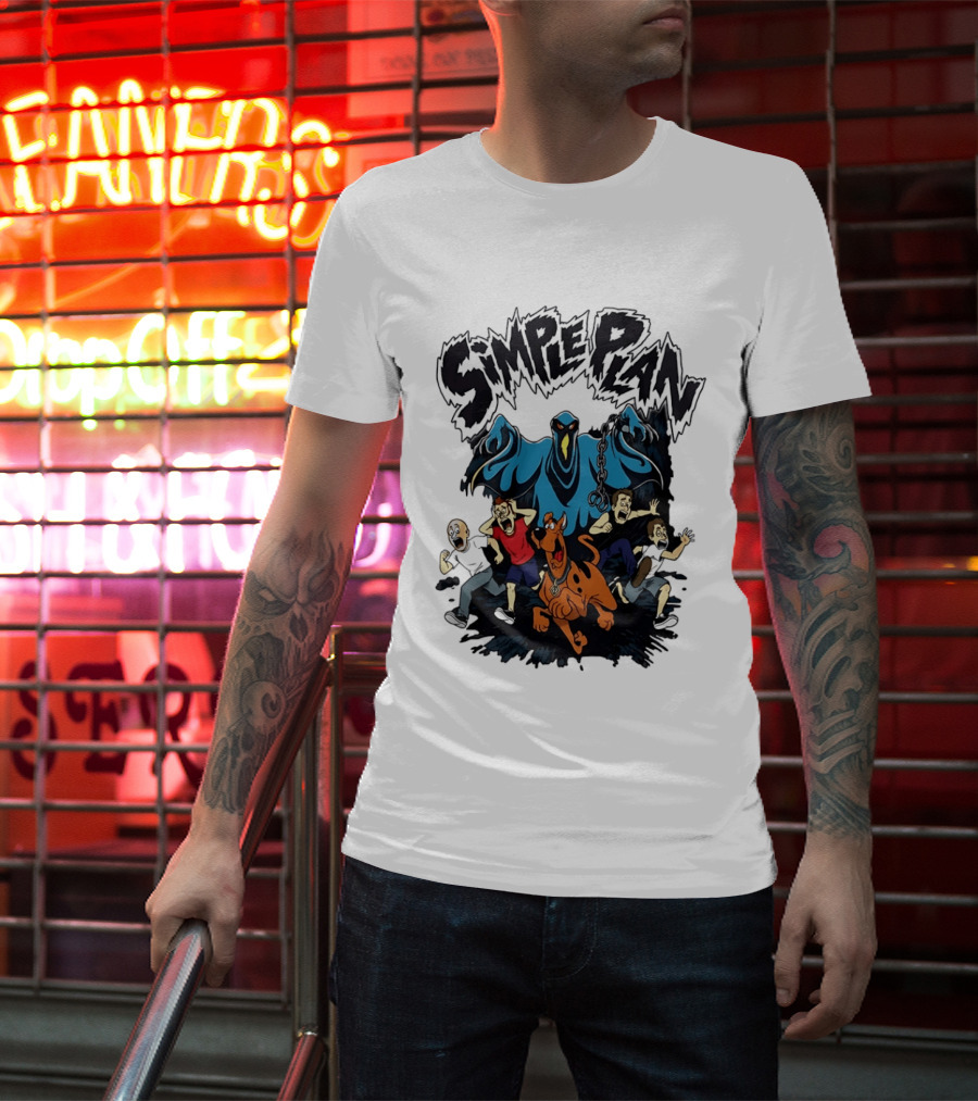Simple Plan Scooby Doo The Bigger Than You Think Tour 2026 T-Shirt