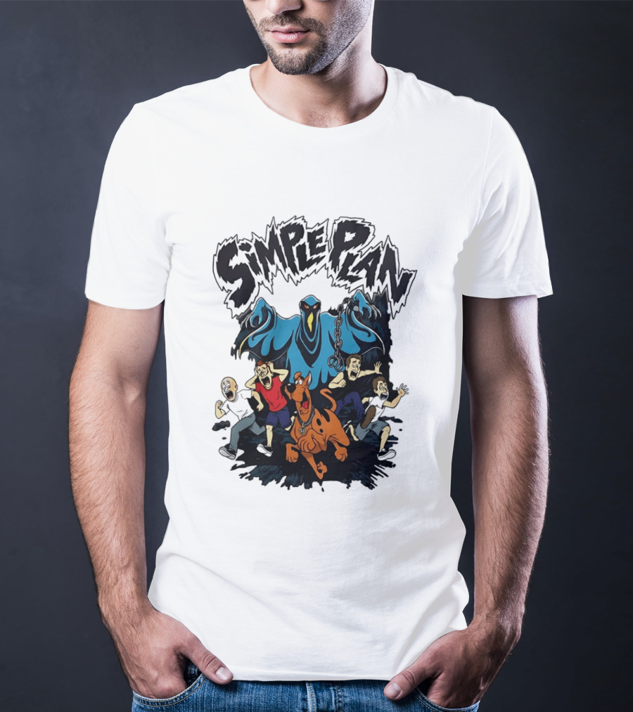 Simple Plan Scooby Doo The Bigger Than You Think Tour 2026 T-Shirt