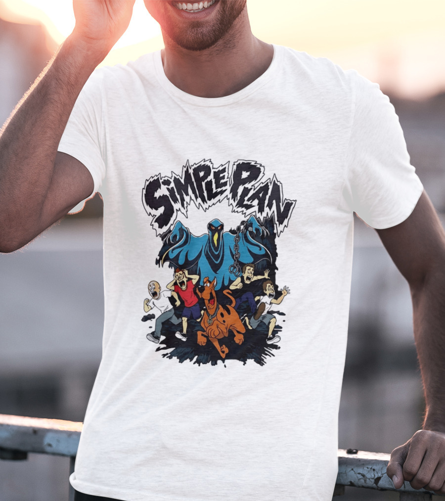 Simple Plan Scooby Doo The Bigger Than You Think Tour 2026 T-Shirt