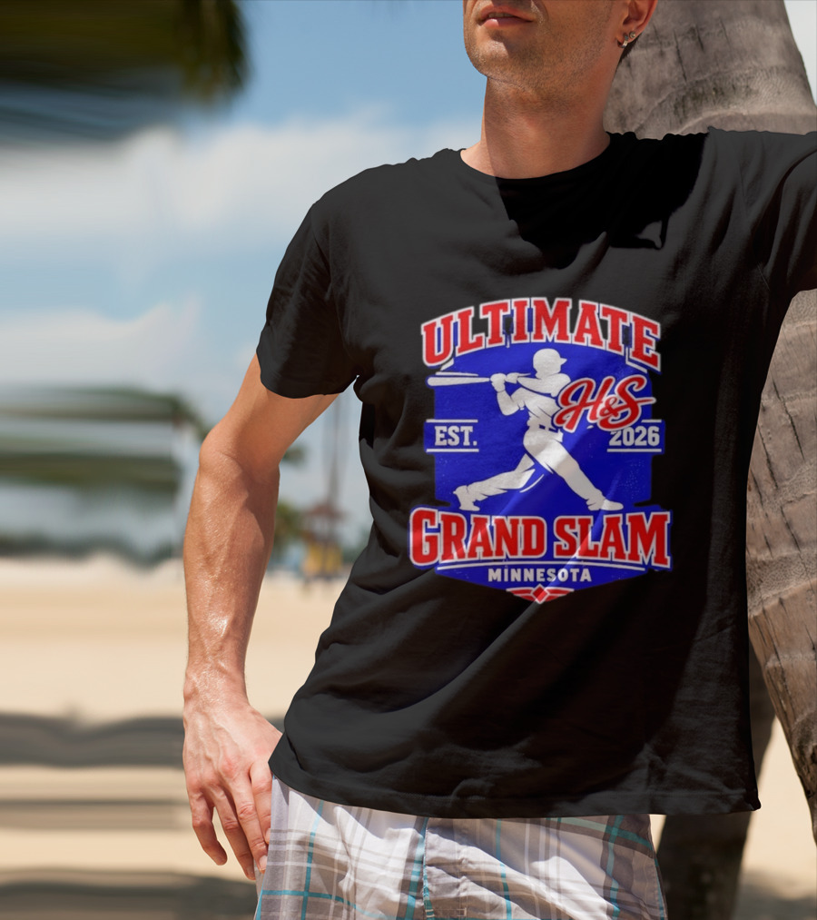 Ultimate H&S Grand Slam Baseball Minnesota Est 2026 T-Shirt