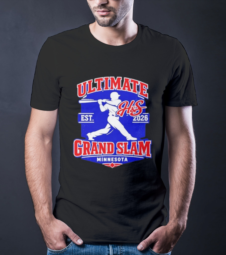 Ultimate H&S Grand Slam Baseball Minnesota Est 2026 T-Shirt