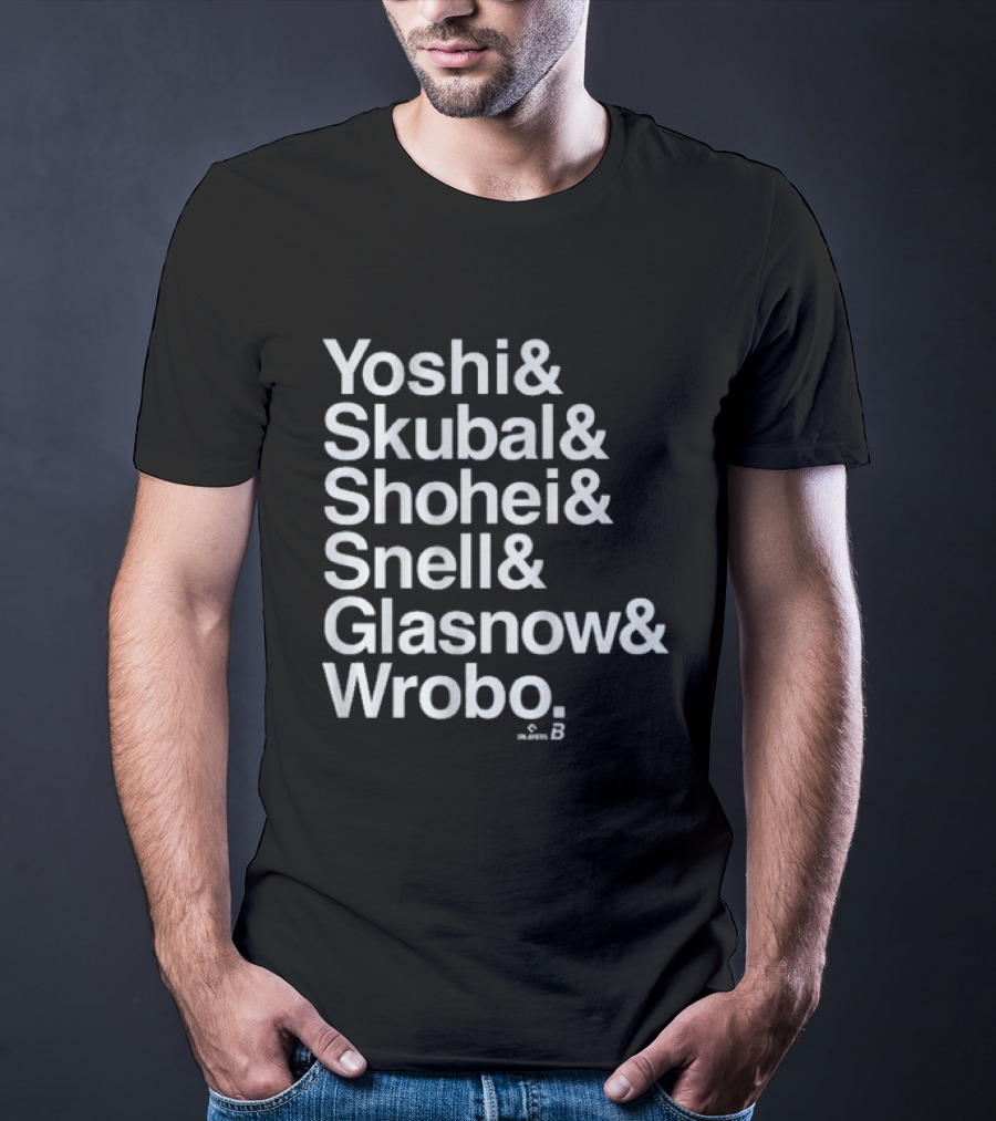 Yoshi Skubal Shohei Snell Glasnow Wrobo Ampersand List T-Shirt