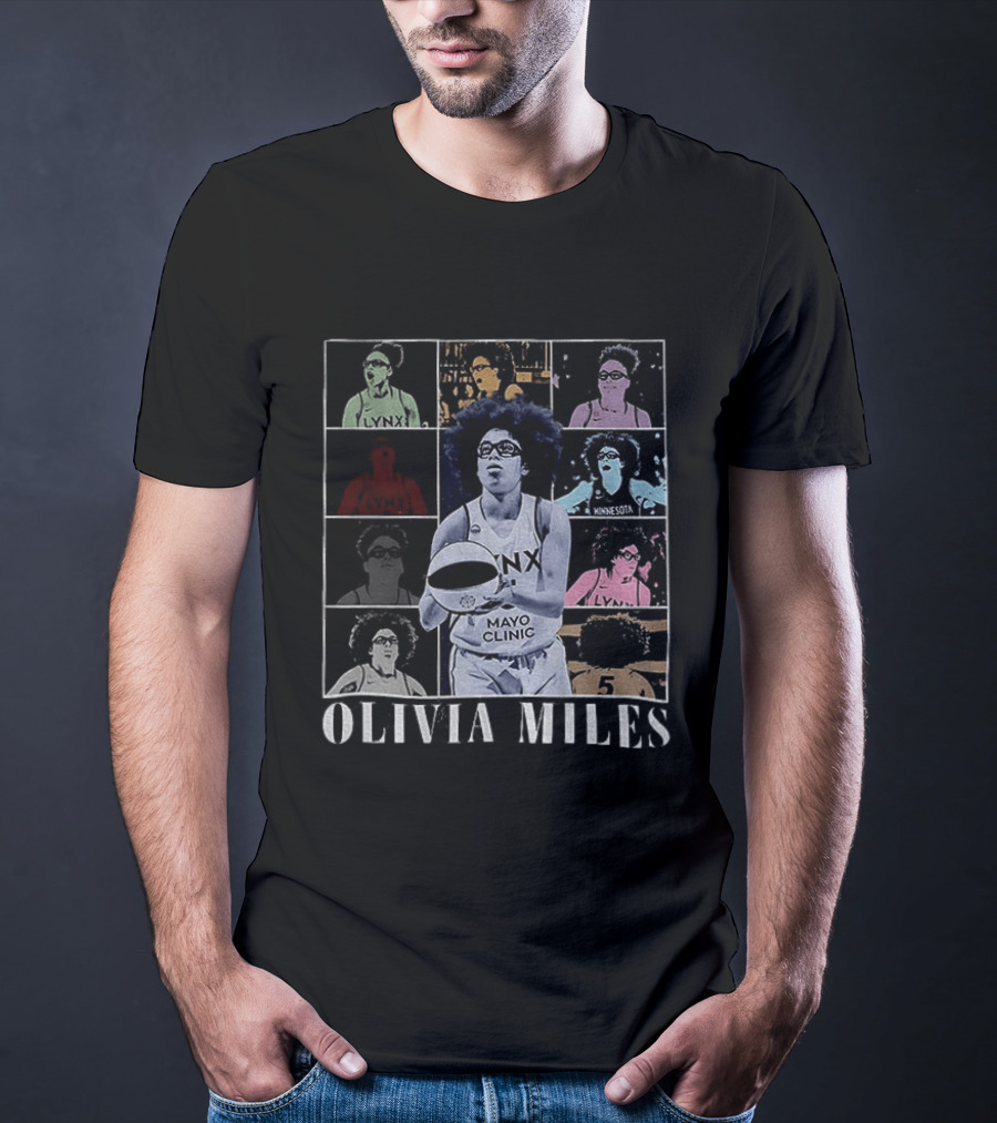 Olivia Miles Minnesota Lynx WNBA Mayo Clinic Basketball The Eras Tour T-Shirt