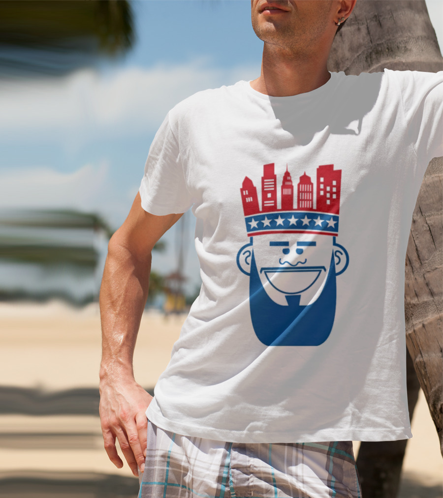 Lebron James Philadelphia 76ers Philly King Skyline Crown T-Shirt