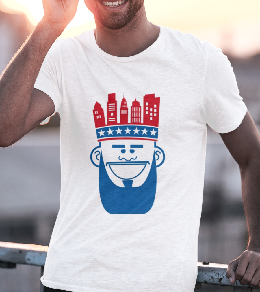 Lebron James Philadelphia 76ers Philly King Skyline Crown T-Shirt