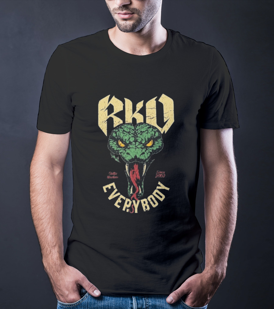 Randy Orton RKO Viper Outta Nowhere Everybody Since 2002 T-Shirt