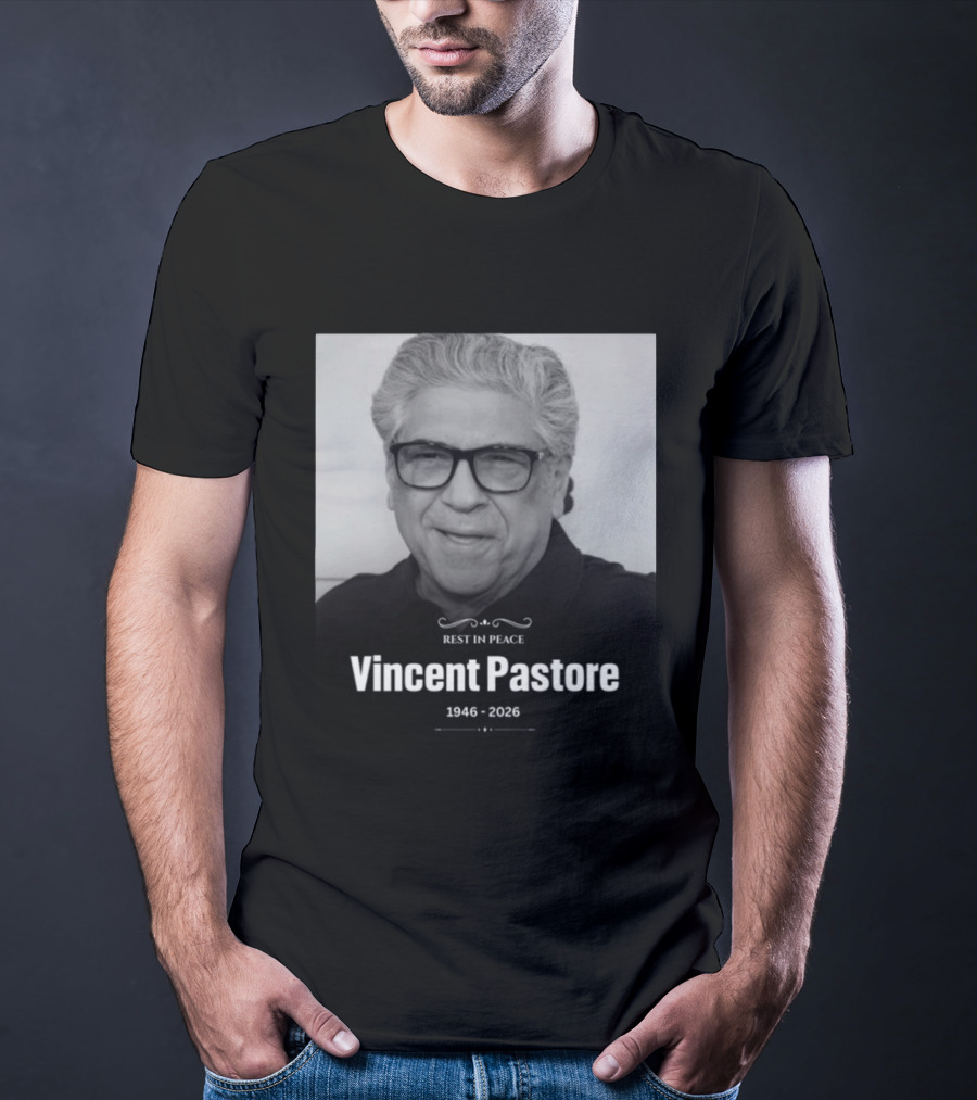 Vincent Pastore 1946 2026 Rest In Peace Memorial T-Shirt