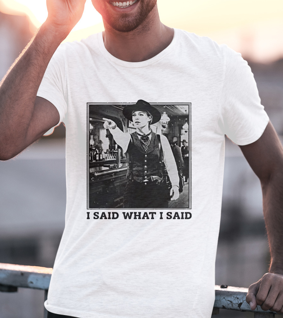 Sophie Cunningham Cowgirl I Said What I Said Indiana Fever T-Shirt