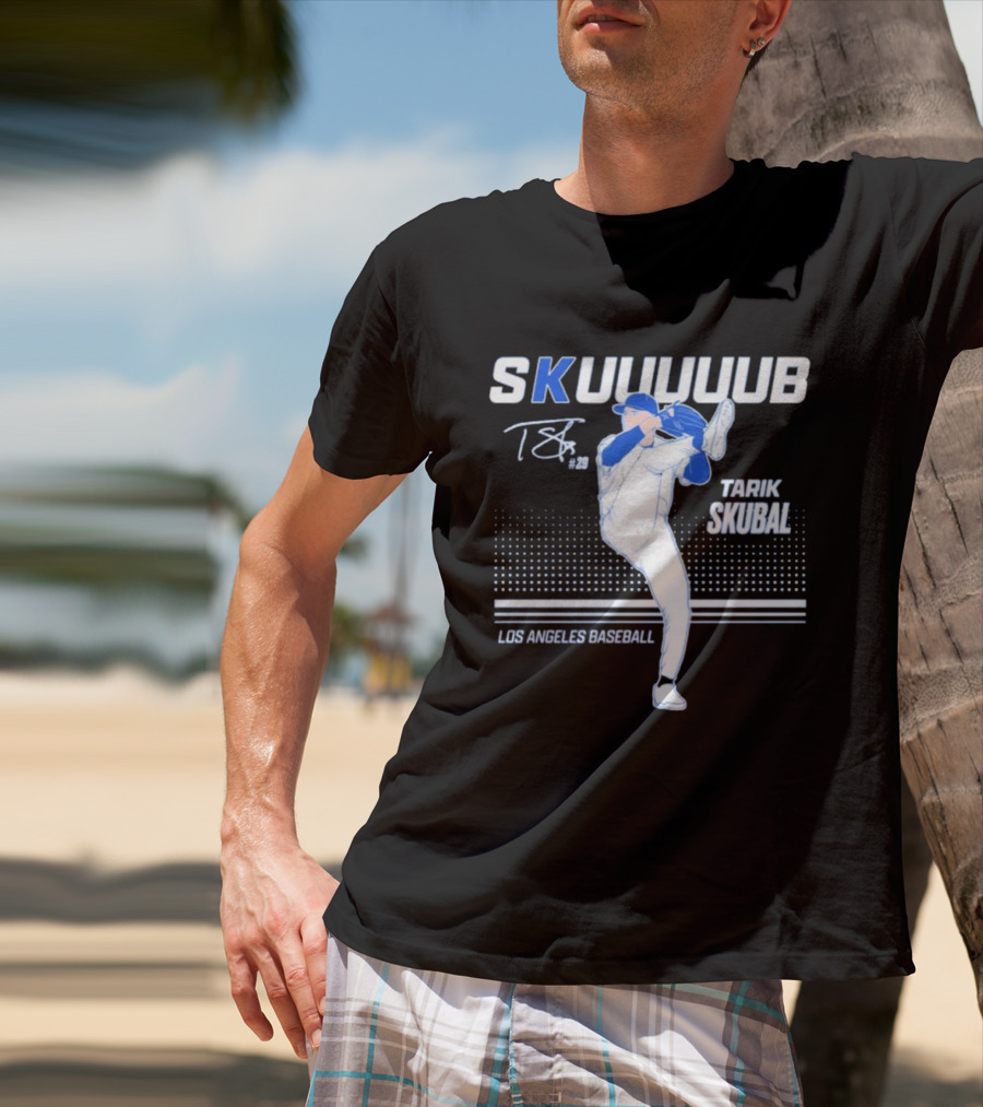 SKUUUUUB Tarik Skubal Los Angeles Baseball #29 T-Shirt