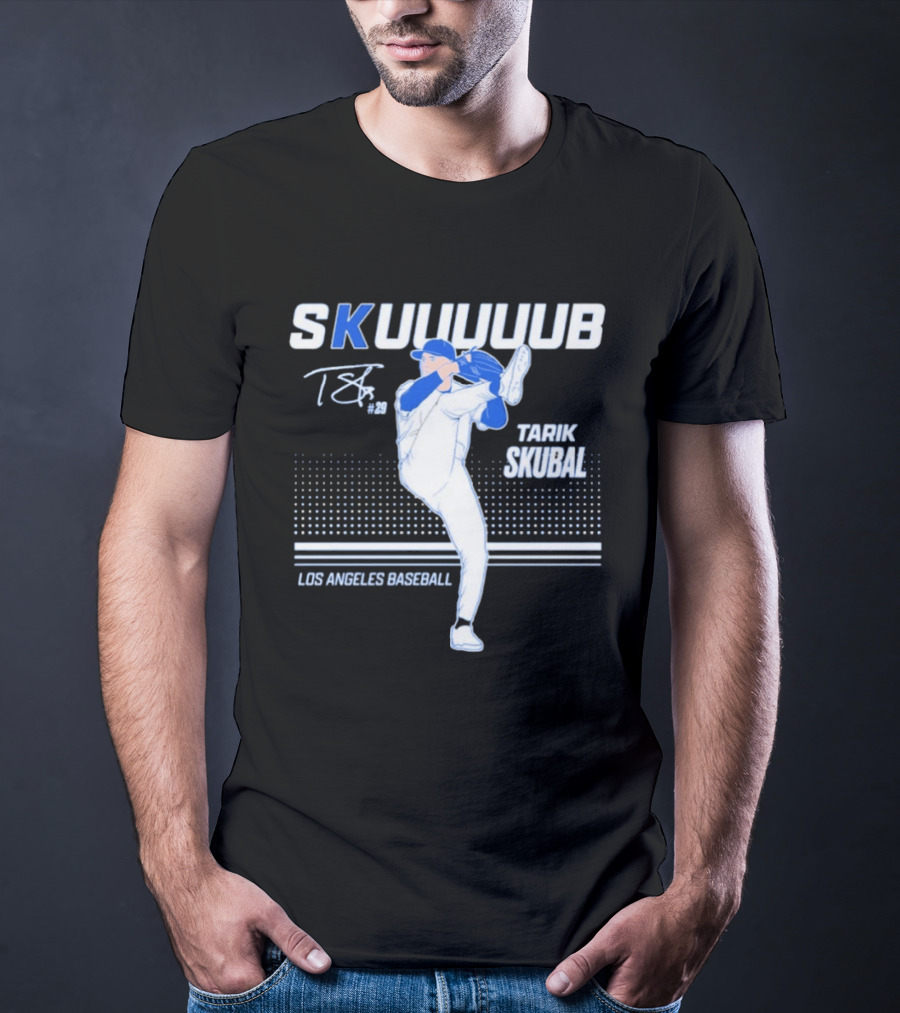 SKUUUUUB Tarik Skubal Los Angeles Baseball #29 T-Shirt