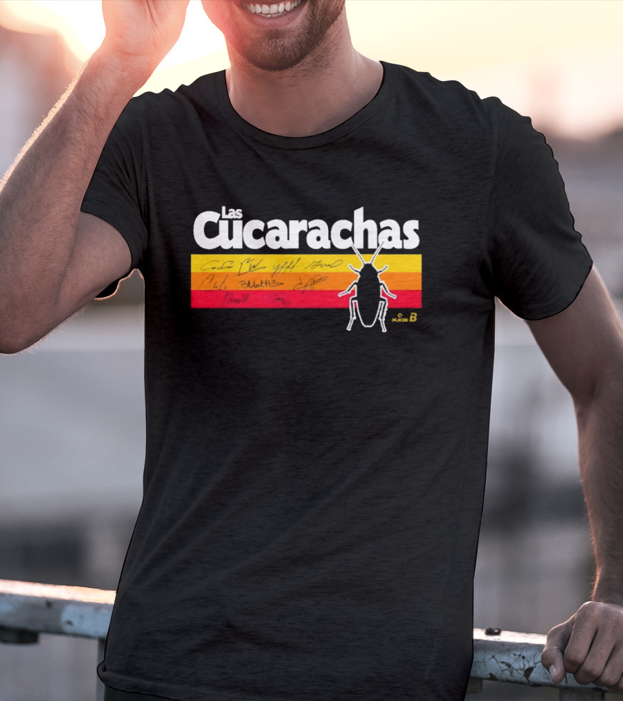 Houston Baseball Las Cucarachas Signature Series T-Shirt