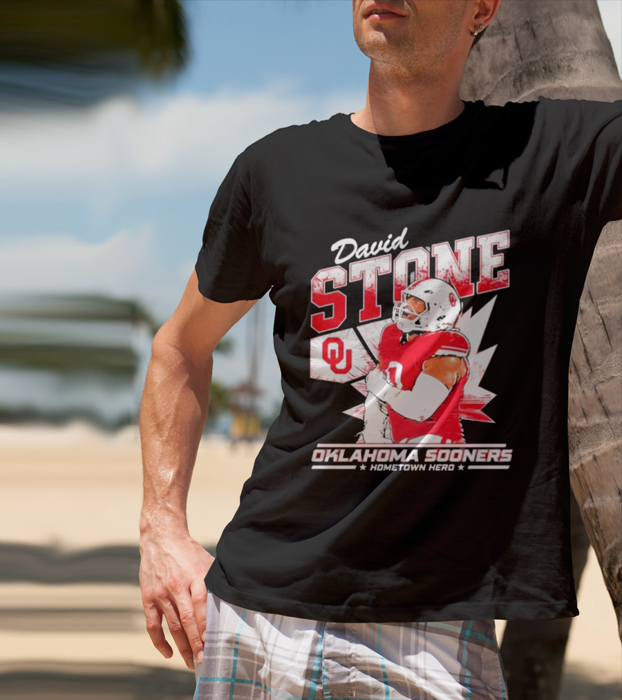 David Stone Oklahoma Sooners Hometown Hero OU Football Star T-Shirt