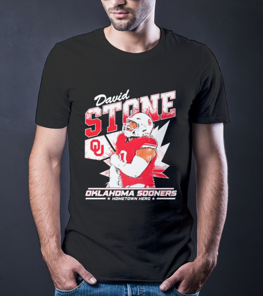 David Stone Oklahoma Sooners Hometown Hero OU Football Star T-Shirt