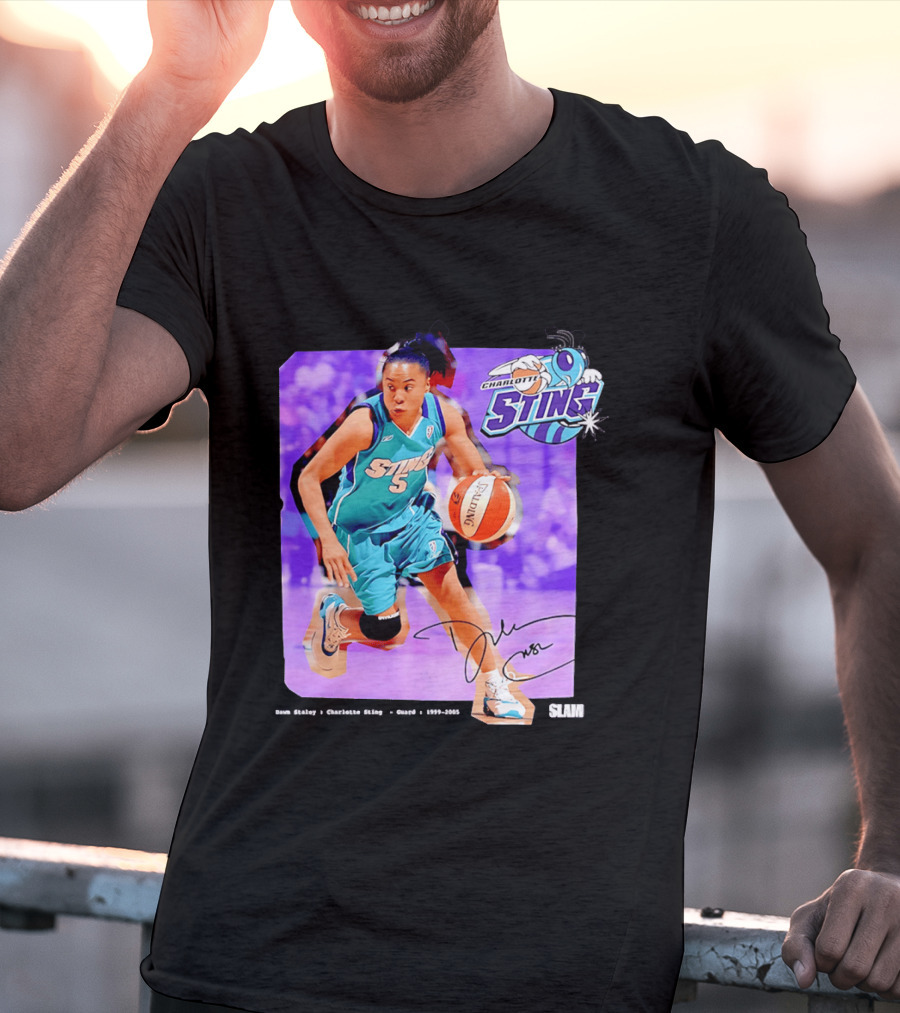 Dawn Staley Charlotte Sting WNBA Guard 1999 2005 T-Shirt