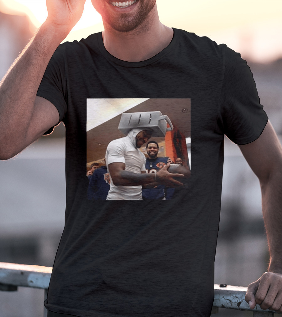 DJ Moore Cheese Grater Hat Fun Moment T-Shirt