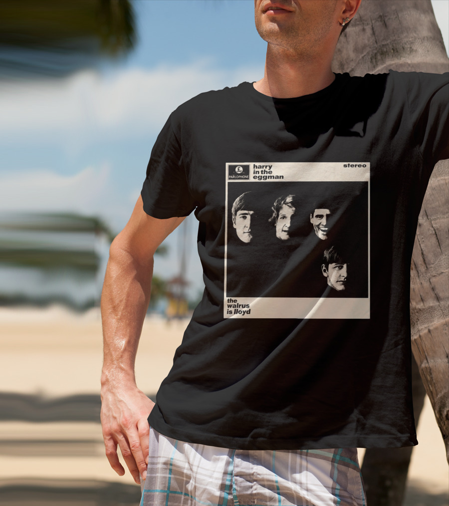 Parlophone Harry In The Eggman The Walrus Is Lloyd Stereo T-Shirt
