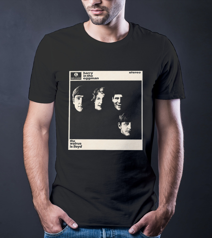 Parlophone Harry In The Eggman The Walrus Is Lloyd Stereo T-Shirt