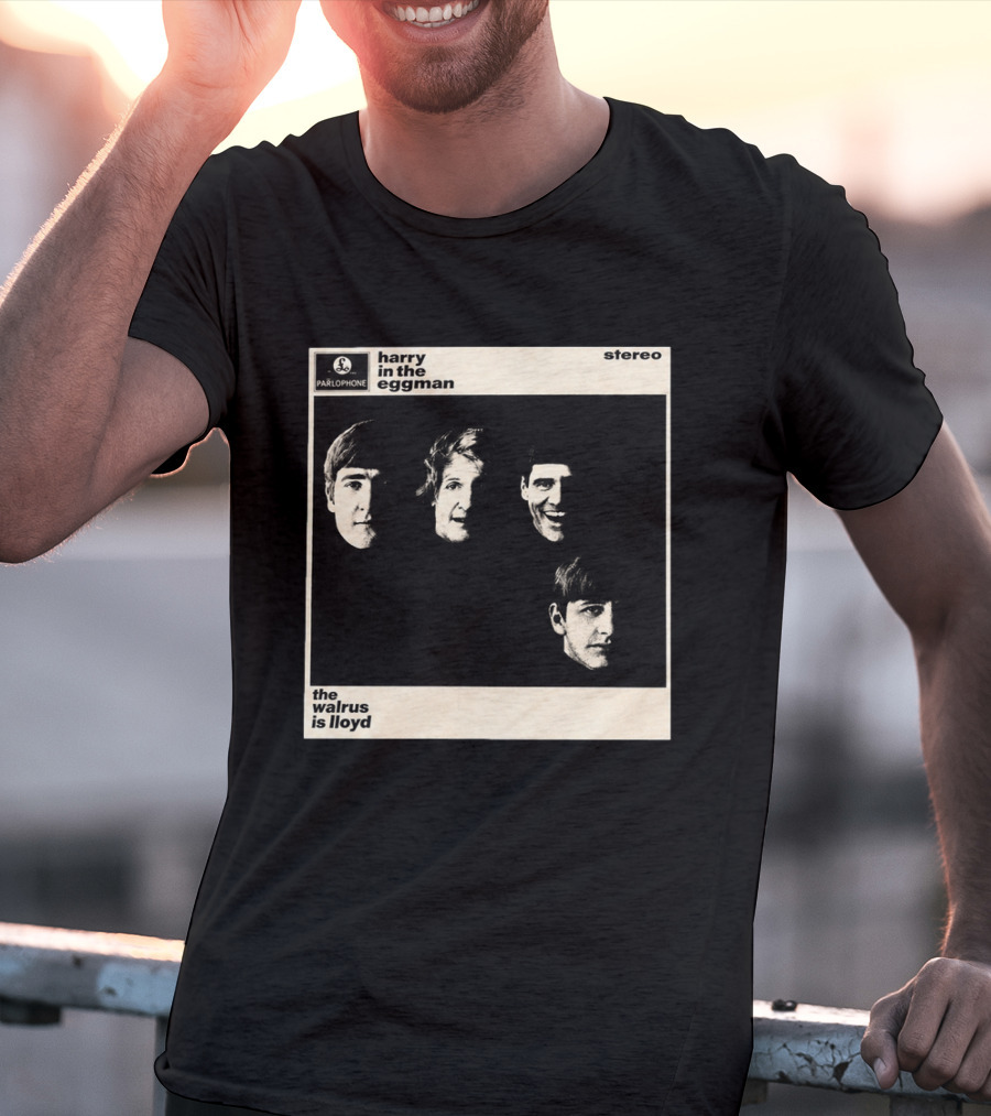 Parlophone Harry In The Eggman The Walrus Is Lloyd Stereo T-Shirt