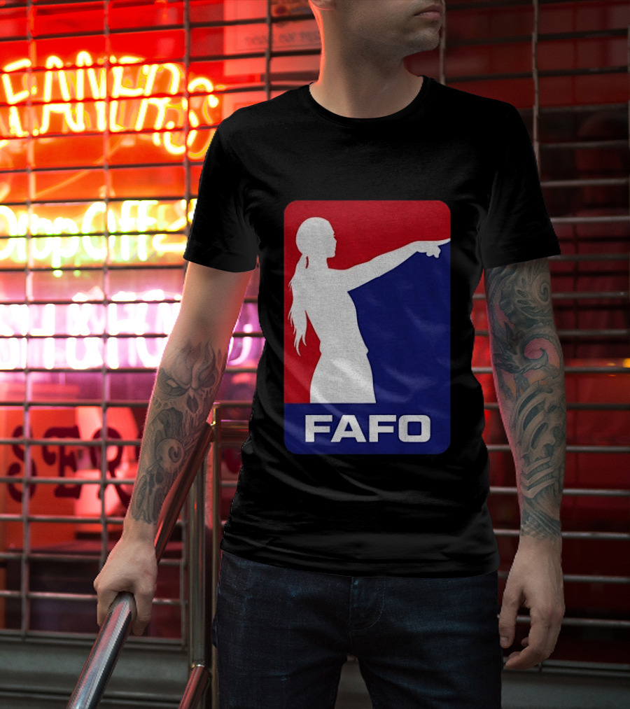 Sophie Cunningham FAFO Pointing Indiana Fever WNBA Fan T-Shirt