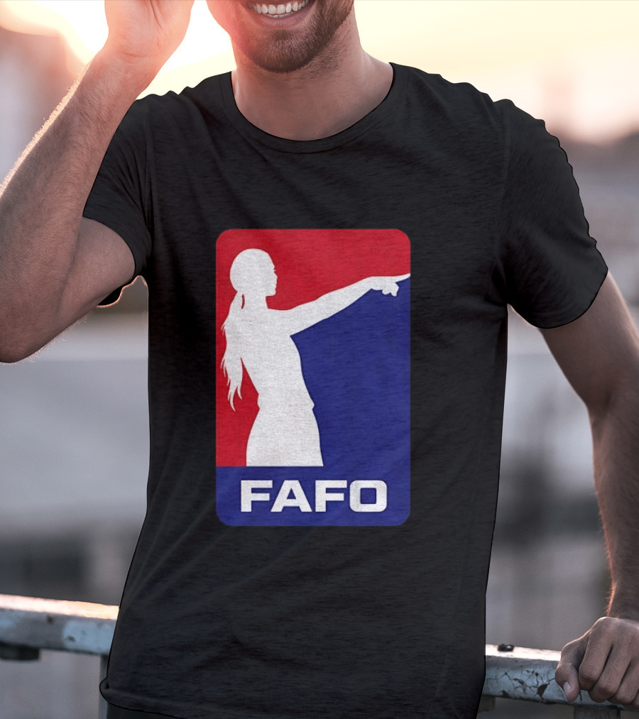 Sophie Cunningham FAFO Pointing Indiana Fever WNBA Fan T-Shirt