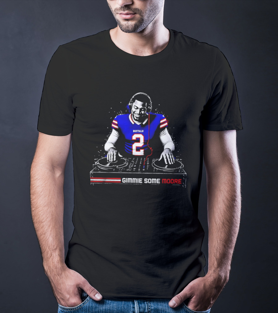 Buffalo Bills Player DJ Gimmie Some Moore Football Jersey T-Shirt