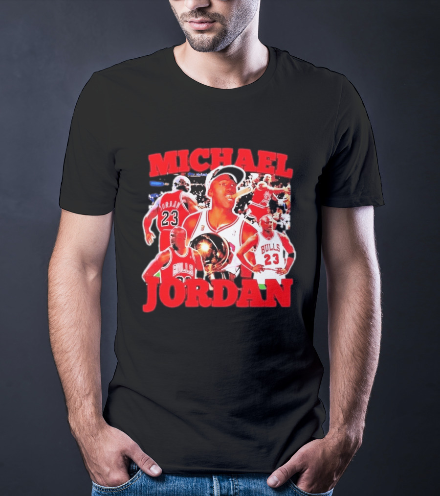 Michael Jordan Chicago Bulls 23 Basketball Legend NBA Champion T-Shirt