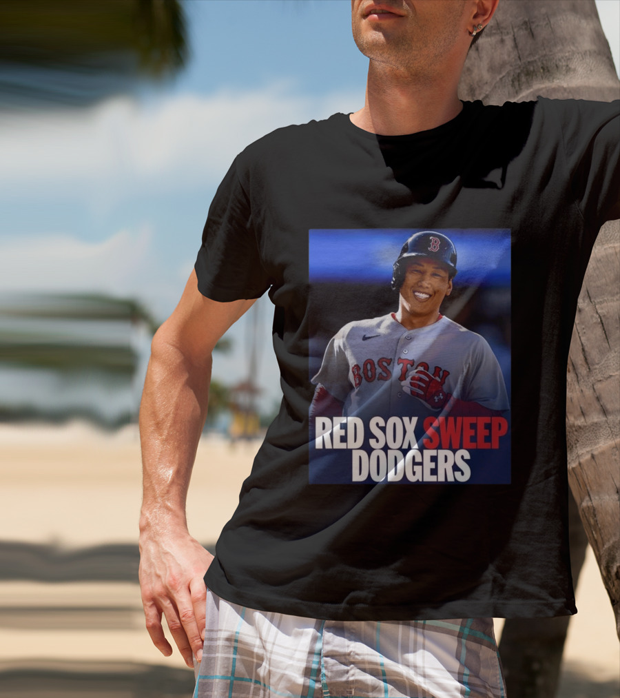 Boston Red Sox Sweep Dodgers Victory Celebration 2026 T-Shirt