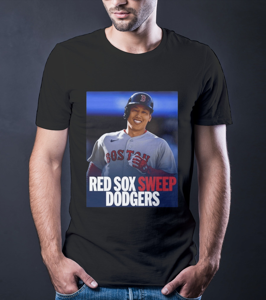 Boston Red Sox Sweep Dodgers Victory Celebration 2026 T-Shirt