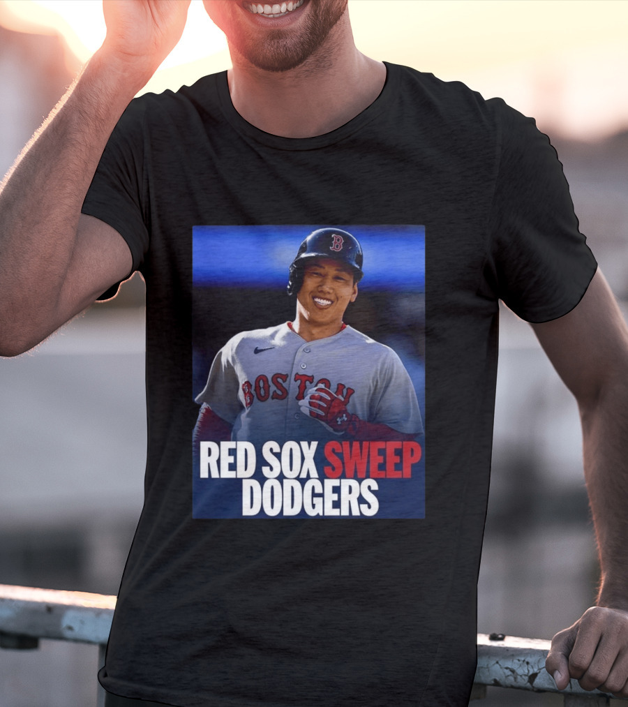 Boston Red Sox Sweep Dodgers Victory Celebration 2026 T-Shirt